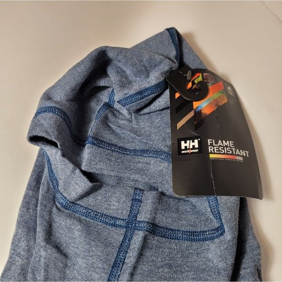 NWT Helly Hansen Workwear Fargo Flame Resistant Balaclava Royal Blue - Picture 7 of 10